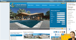 Desktop Screenshot of casaminas.com.br